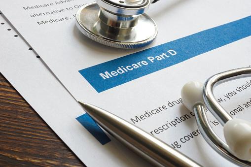 Page-3-Image-2 Stethoscope with Medicare Part D drug coverage info and pen.
